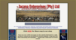 Desktop Screenshot of jacanaent.com